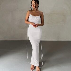 Sexy Backless bodycon Dress, Sleeveless, Open Back. SZ Sm